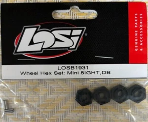 Losi Part #LOSB1931: Set esagonale di ruote, Mini 8IGHT, DB; NISP - Foto 1 di 1