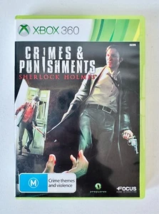Sherlock Holmes Crimes & Punishments Inc Artwork + Manual Xbox 360 VGC AU PAL - Picture 1 of 3