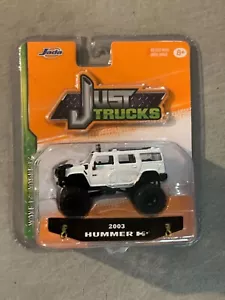 2003 Hummer H2 WHITE NEW JADA JUST TRUCKS 074 1:64 - Picture 1 of 2