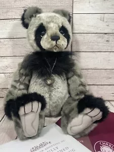 Denny Charlie Bears - Plush Collection  teddy bear CB181816C Retired Panda 2018 - Picture 1 of 9