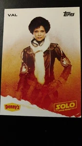 Val , Solo: A STAR WARS Story, Denny's Topps card 2018 - Picture 1 of 1