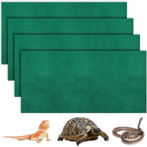 4 Pcs 24 X 47 Reptile Carpet Floor Liners Bedding Substrate Mat for Terrarium - Picture 1 of 12