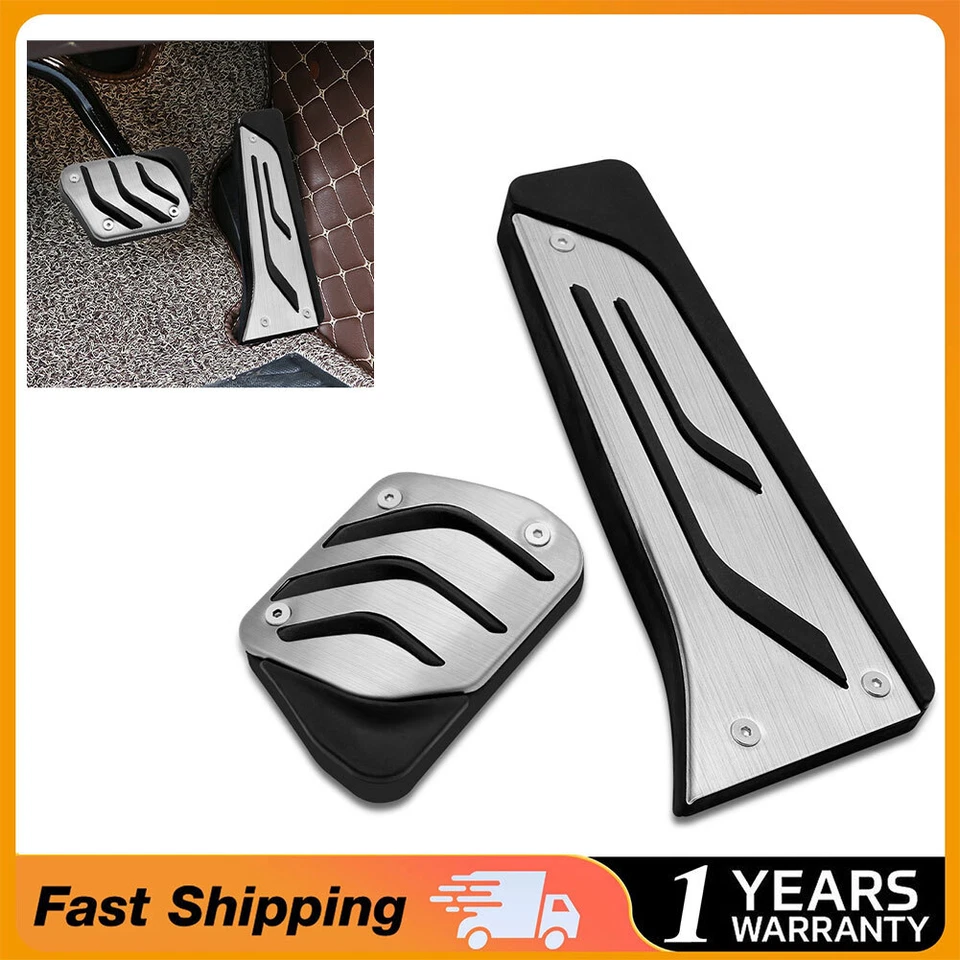2Pcs For BMW 1/2/3/4/5/6/7/8 Series X1 X3 X5 Foot Gas Brake Pedals Cover Kit Foto 1 de 4