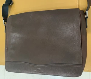 Trafalgar Mason dark brown messenger bag Ret $300 - Picture 1 of 12