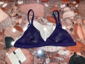 La Perla Sexy Town lila ungefütterter BH ohne Bügel Damen 36B Neu mit Etikett - Bild 1 von 7
