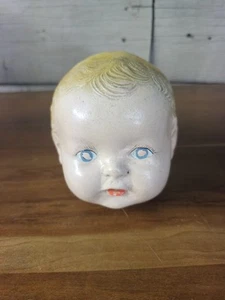 Antiker Komposition Baby Puppenkopf - Bild 1 von 7