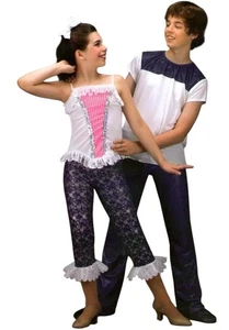 Gone Country Child Large Dance Costume w/Capri Lace Pants Hoedown Showcase New - Picture 1 of 6