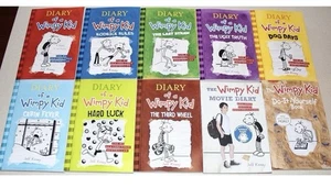 Diary of a Wimpy Kid Collection 10 Book Set Paperback by Jeff Kinney - Imagen 1 de 2