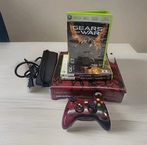 Xbox 360 Console Gears Of War 3 Limited Edition 320GB Tested With Gears 1,2,3 - Picture 1 of 9