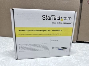 NEU StarTech PCI Express Parallel Adapter Karte PCIe PEX1P - Bild 1 von 2