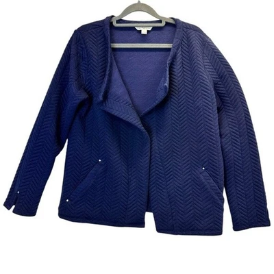 Cárdigan para mujer Calvin Klein grande púrpura espiga Foto 1 de 4