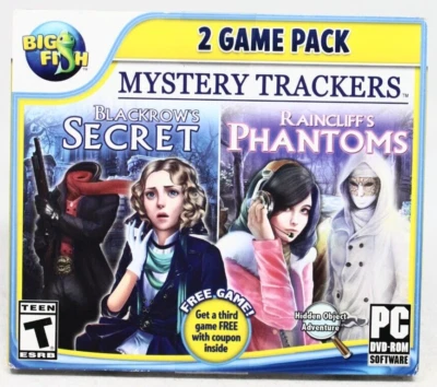 Hidden Object PC Game  - Mystery Trackers Blackrow's Secret Raincliff's Phantoms - Image 1 of 4
