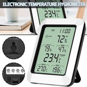 Digital Humidity Room Meter Gauge Outdoor Indoor Hygrometer Temp Thermometer Au - Picture 1 of 7