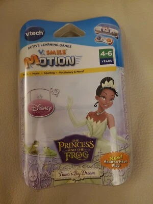Vtech Vsmile Motion Disney Princess The Princess and the Frog Ages 4-6 New  - Image 1 of 4