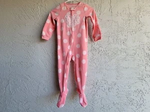 Carter's pajamas pink heart size 4T Beautiful Girl - Picture 1 of 12