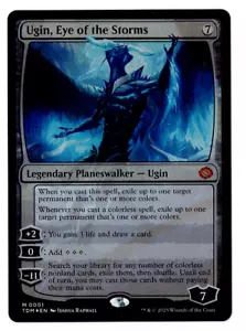MTG Tarkir: Dragonstorm Ugin, Eye of the Storms Foil NBP - Picture 1 of 1