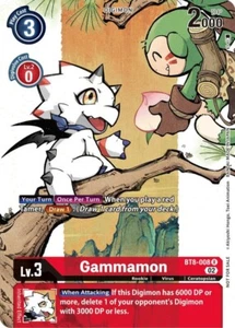 Gammamon arte alternativa - BT8-008 NM - Digimon TCG - Foto 1 di 1