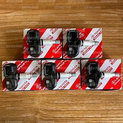 5X OEM 4260706020 TPMS Tire Pressure Monitoring Sensor PMV-C010 Lexus Toyota - Image 1 of 4