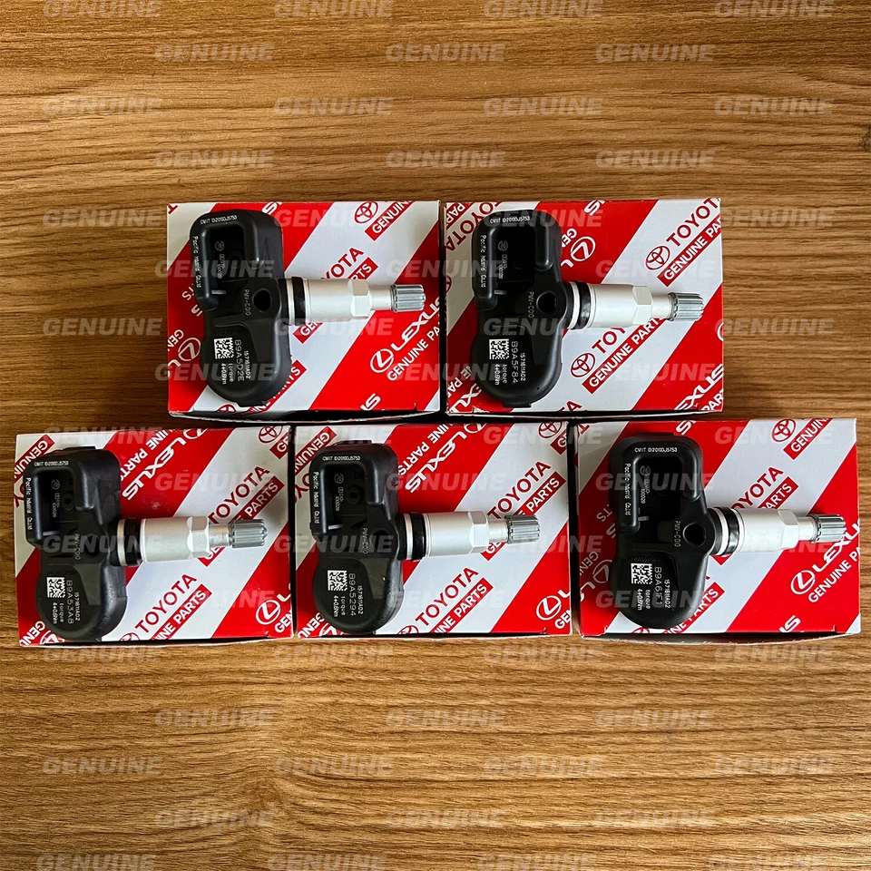 5X OEM 4260706020 TPMS Tire Pressure Monitoring Sensor PMV-C010 Lexus Toyota - Image 1 of 4
