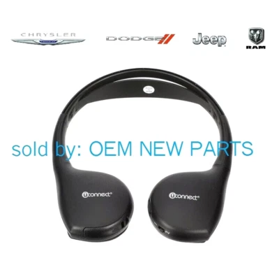 2013-2017 FIAT 500L 500x Spider Rear DVD Entertainment 1 Wireless Headphones NEW - Image 1 of 4