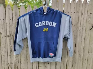 Jeff Gordon #24 Dupont Men's Large Hoodie by Chase Blue Gray Vintage - Picture 1 of 7