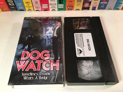 Dog Watch Crime Thriller VHS 1997 Sam Elliott Esai Morales Paul Sorvino 90's - Imagem 1 de 4