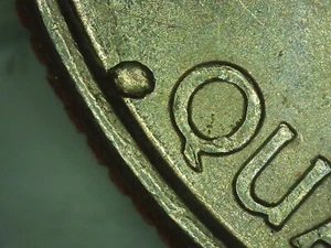 2000-P VIRGINIA Error Quarter - WHAT IS IT, CUD DIE CHIP OR BLISTER - Picture 1 of 4