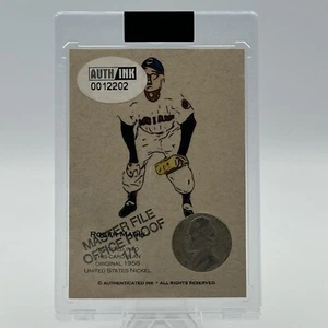 Roger Maris 1958 Master File Proof Card with Authentic U.S. Nickel Insert - Picture 1 of 4