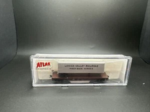 ATLAS N SCALE TRAINMAN 50001454 PIGGYBACK FLAT W/ 40' TRAILER LEHIGHVALLEY V.538 - Picture 1 of 5