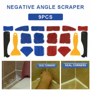 Grout Tools Profile 9 pcs Silicone Kits Sealant Applicator Spreader Tile - Picture 1 of 11
