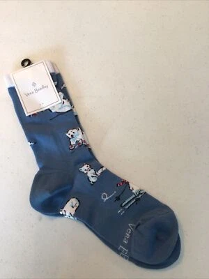 Vera Bradley POLAR BEAR Calcetines Crew Beary Merry Cool Azul Talla Única  Foto 1 de 4