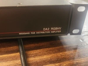 (Rack of 2) EXTRON DA2 RGBHV Two Output Wideband RGBHV Distribution Amplifier - Picture 1 of 13