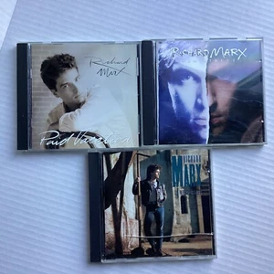 Richard Marx -Rush Street& Paid Vacation Repea-3CD Lot-90s Contemporary Pop Rock - Foto 1 di 18