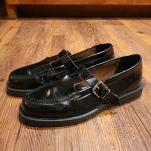 Zara Shoes EU37/US6.5 Mary Janes Leather T-Strap Buckle Whimsygoth Academia Kei - Picture 1 of 11