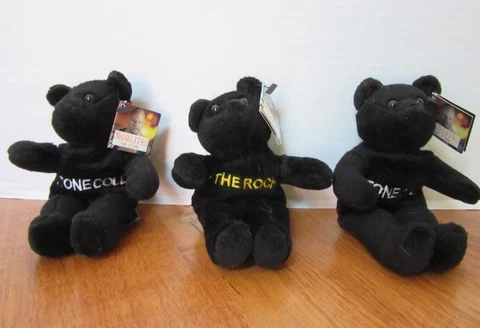 1999 Set of 3 World Wrestling Federation Attitude Bears Stonecold & The Rock NWT Cover