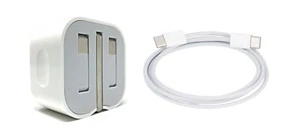 GENUINE APPLE 18W USB TYPE-C CHARGER ADAPTER PLUG IPAD PRO 12.9" (3rd & 4th Gen) - Picture 1 of 5