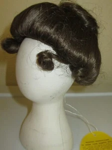 Doll Wig New Old Stock Size 8-9 Light Brown Kemper Gibson style Updo - Picture 1 of 1