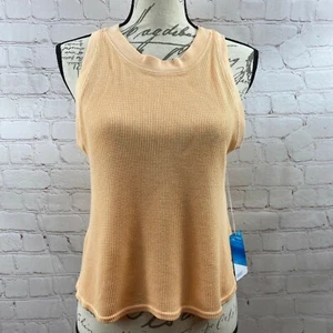 NUEVO Camiseta sin mangas Luv Surf melocotón tejido gofre modal/algodón/spandex cuello redondo XS a XL - Imagen 1 de 12