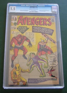 Avengers: US #2 novembre 1963, CGC 1.5 + tedesco #2 1974 - Foto 1 di 6
