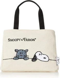 Snoopy Side Button Mini Tote Bag HAP6040 PN109 Snoopy & Faron - Picture 1 of 5