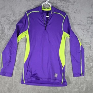 Nike Pro Combat Pullover Mens S Small Hyperwarm Dri-Fit Max Purple Long Sleeve - Picture 1 of 5