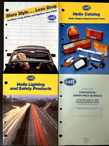 Catálogo de piezas automotrices HELLA Lighting Vintage 1984 piezas y referencia técnica - Imagen 1 de 6
