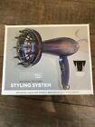 Conair Infinitipro Natural Texture Styling System Hair Dryer, 1875W, Dark Blue