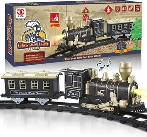 Weihnachtszug für Baum mit Lichtern und Klängen Eisenbahn Race Track - Bild 1 von 7