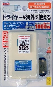 Nissho Transformer Overseas AC220V-AC240V(50Hz) AC100V 1000W DS-102ED - Picture 1 of 4