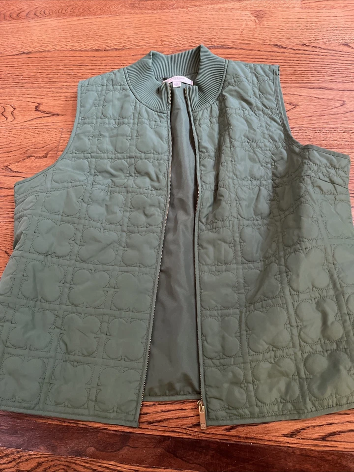 Chaleco Acolchado Liz Claiborne NY XL Talla L Azul Senderismo Camping Golf Deportes Viaje Foto 1 de 4