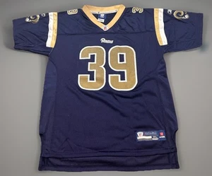 Vtg St Louis Rams Jersey Steven Jackson #39 Reebok Los Angeles NFL YOUTH KIDS XL - Picture 1 of 7