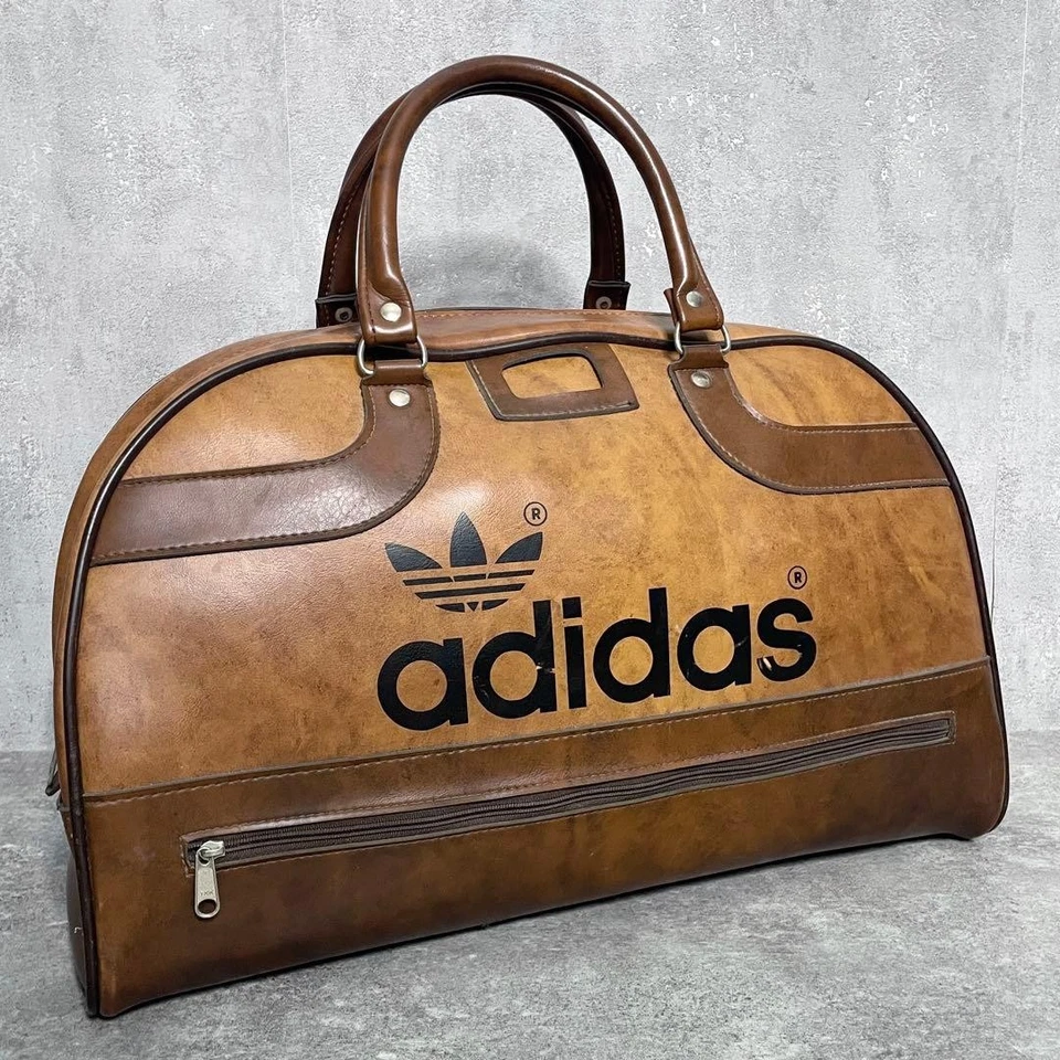 ADIDAS винтажный 70-х Boston сумка кожи как сделано в Англии б/у - Изображение 1 из 4