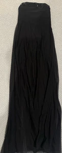 Vicky Tiel Couture Vintage black strapless gown with top beading sz 0/2 - Picture 1 of 12