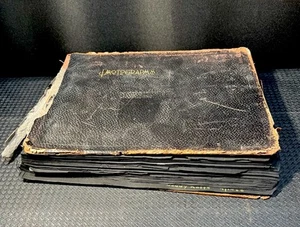INCREDIBLE Vintage 1920s Royal Albums Leather Photo Album / Black & White photos - Picture 1 of 23
